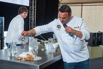 Las demostraciones culinarias formaron parte de la segunda jornada de la Feria Gran Canaria Me Gusta (Foto TA)